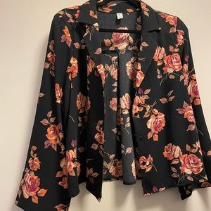 Floral blazer